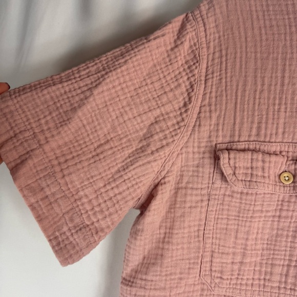 Madewell button up shirt Size:M light pink 100% Cotton - Picture 8 of 16